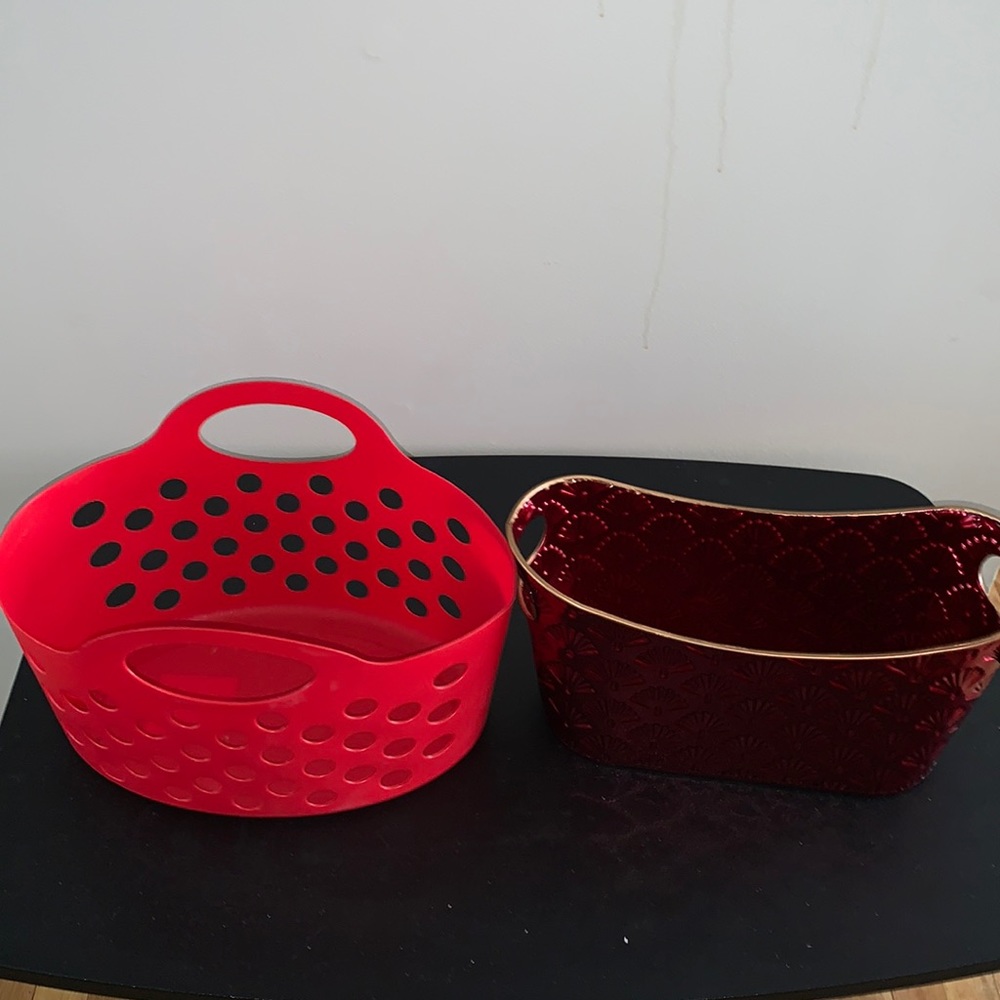 Two small baskets